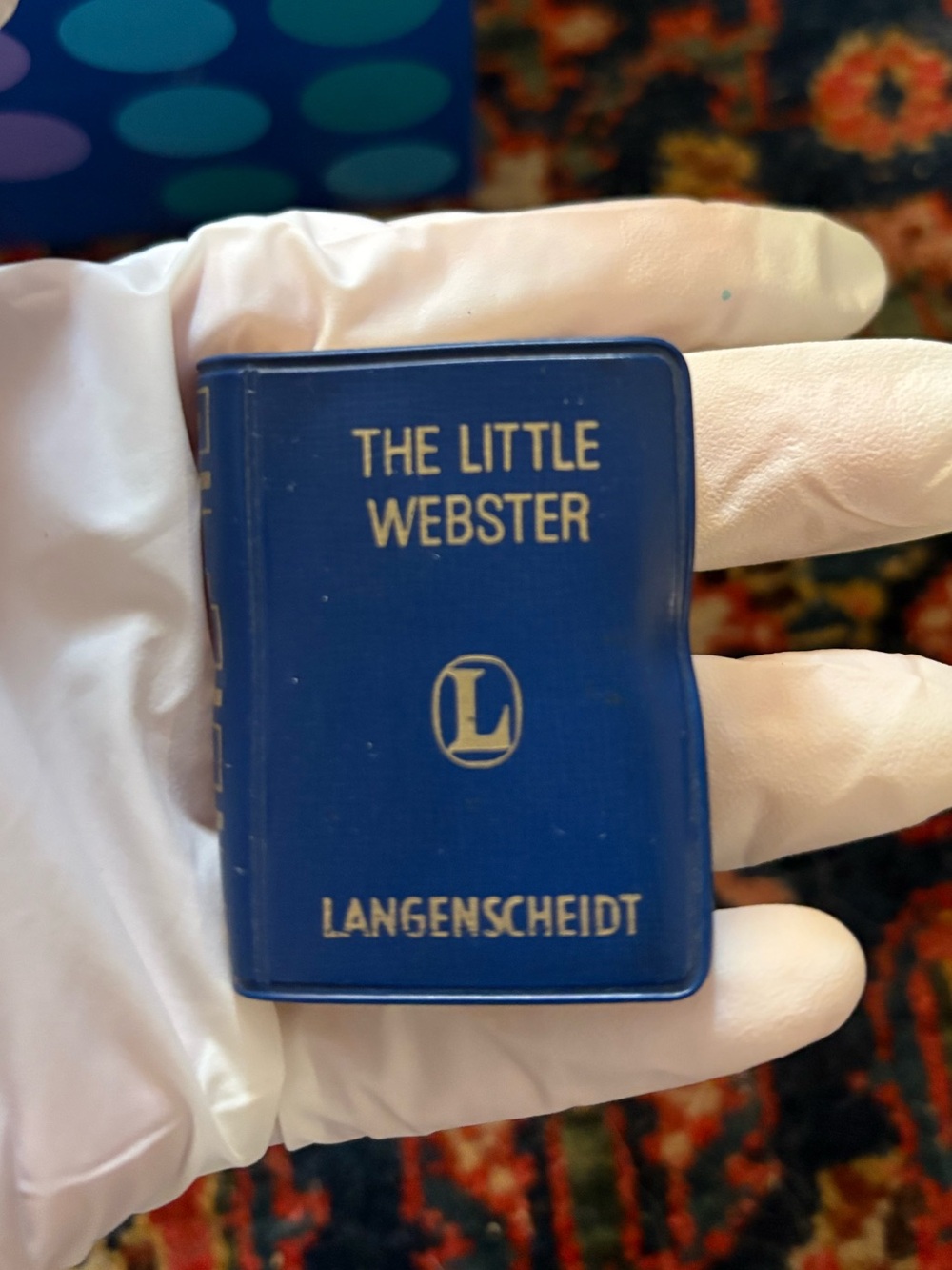 Vintage Mini Webster Dictionary